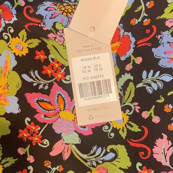 NWT BODEN Multi Ruffle Maxi Floral Skirt 6 - Picture 12 of 14